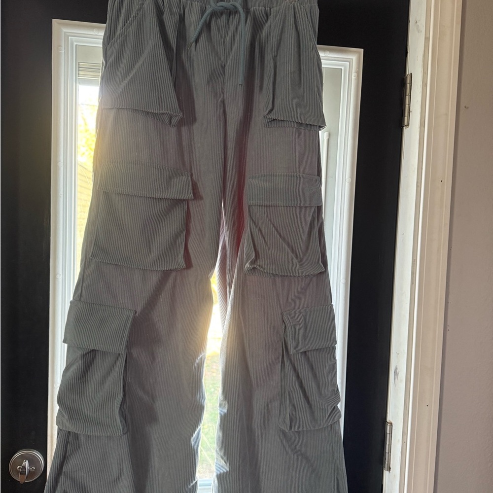 Light Blue Cargo Pants
